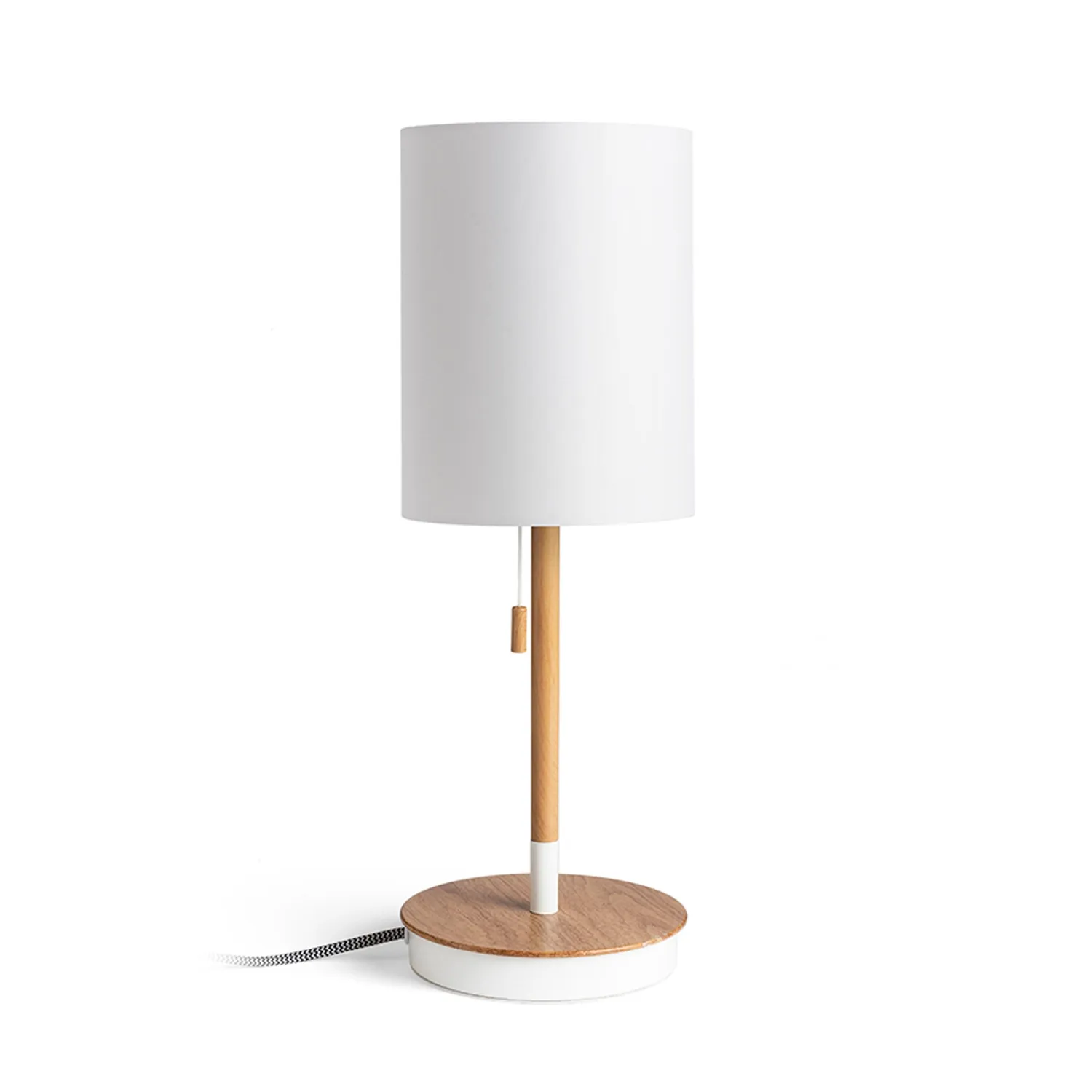 Rendl Light Studio Keith picior lampa masa alb fag cu USB