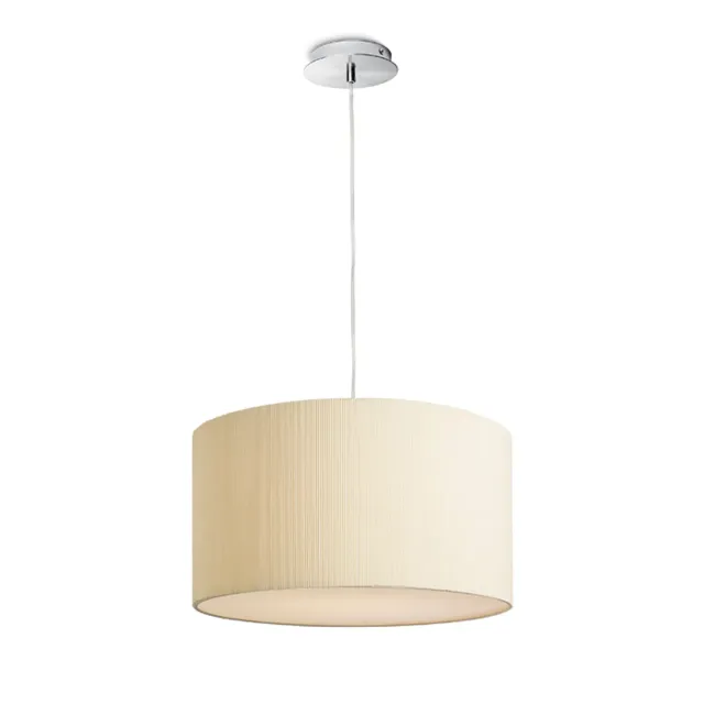 Rendl Light Studio Lalo 40 pendul crem E27 abajur plisat