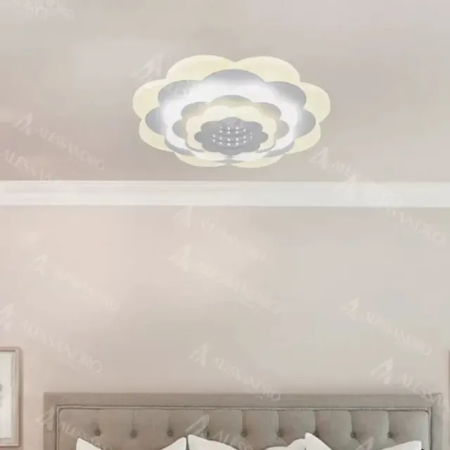 Alessandro Design NEXA lustra LED 3D 20W 24cm alba 3 culori