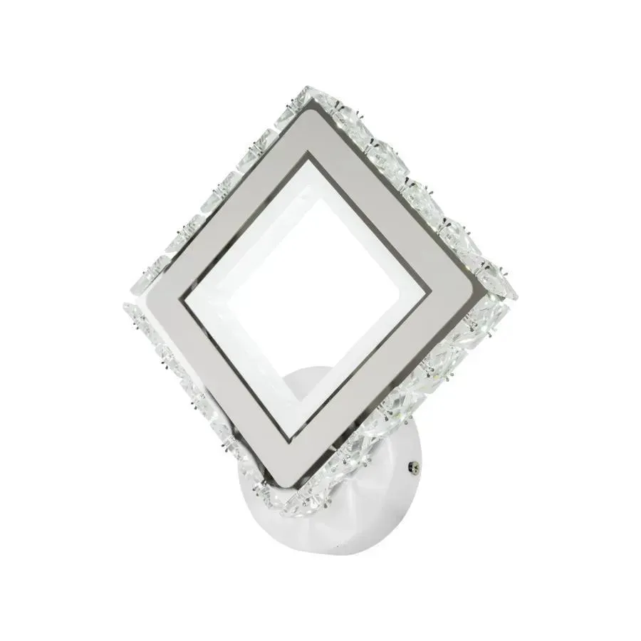 Alessandro Design Terrano 24W aplica LED cristale alba patrata