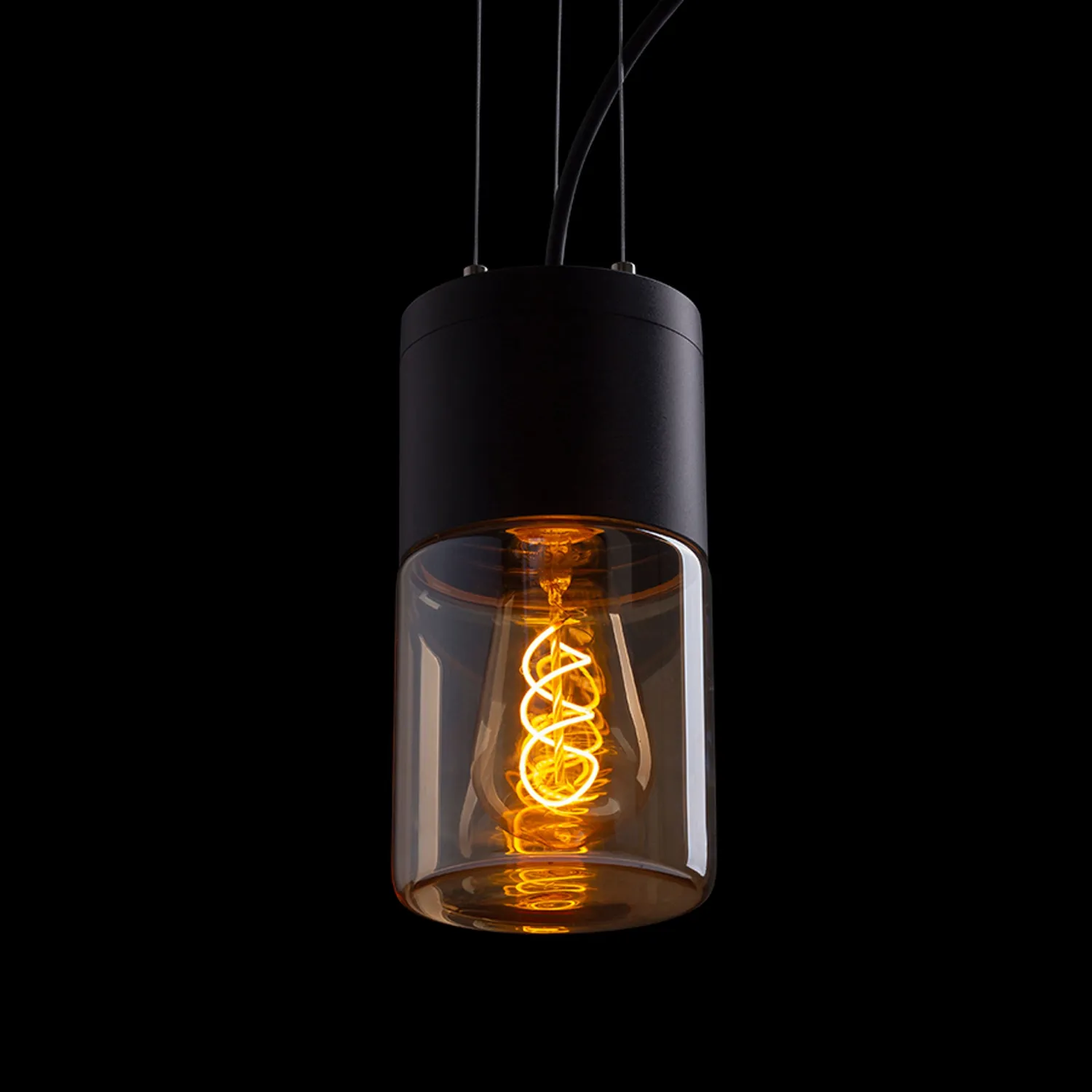 Rendl Light Studio Quinn pendul exterior E27 sticla chihlimbar