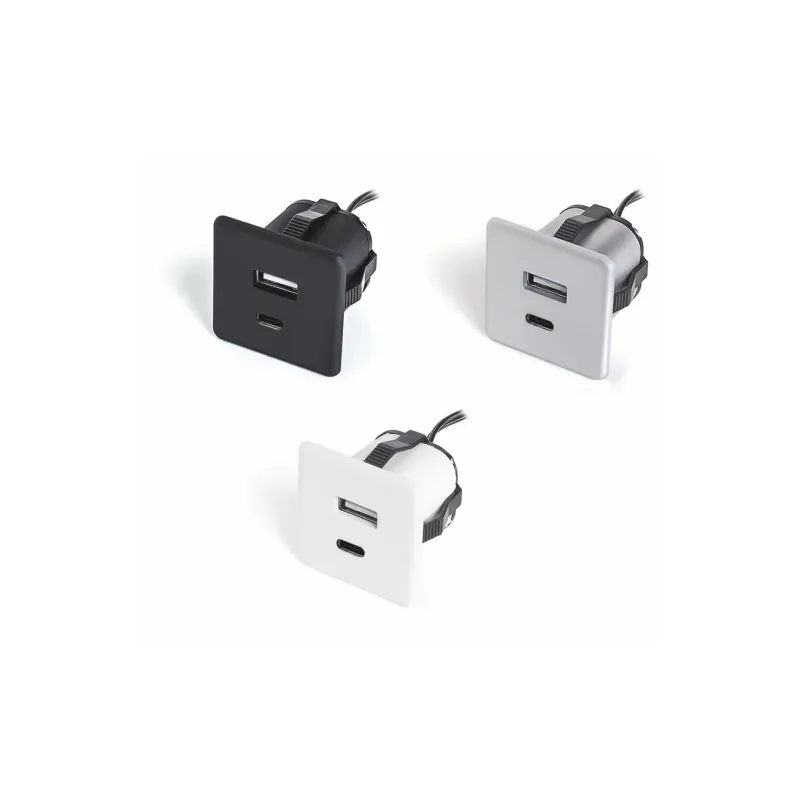 Furnika USB Hub A-C modul incastrat pentru mobilier
