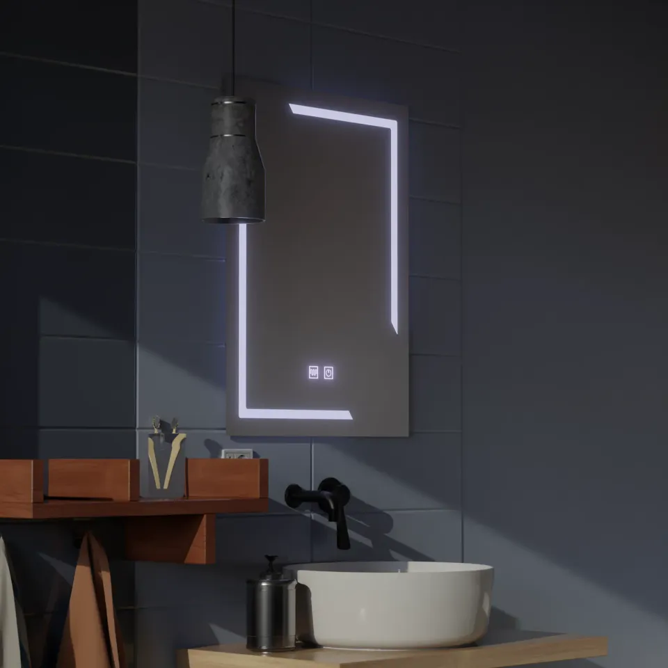 Alessandro Design Eclissa Touch oglinda LED 50x70cm antiaburire