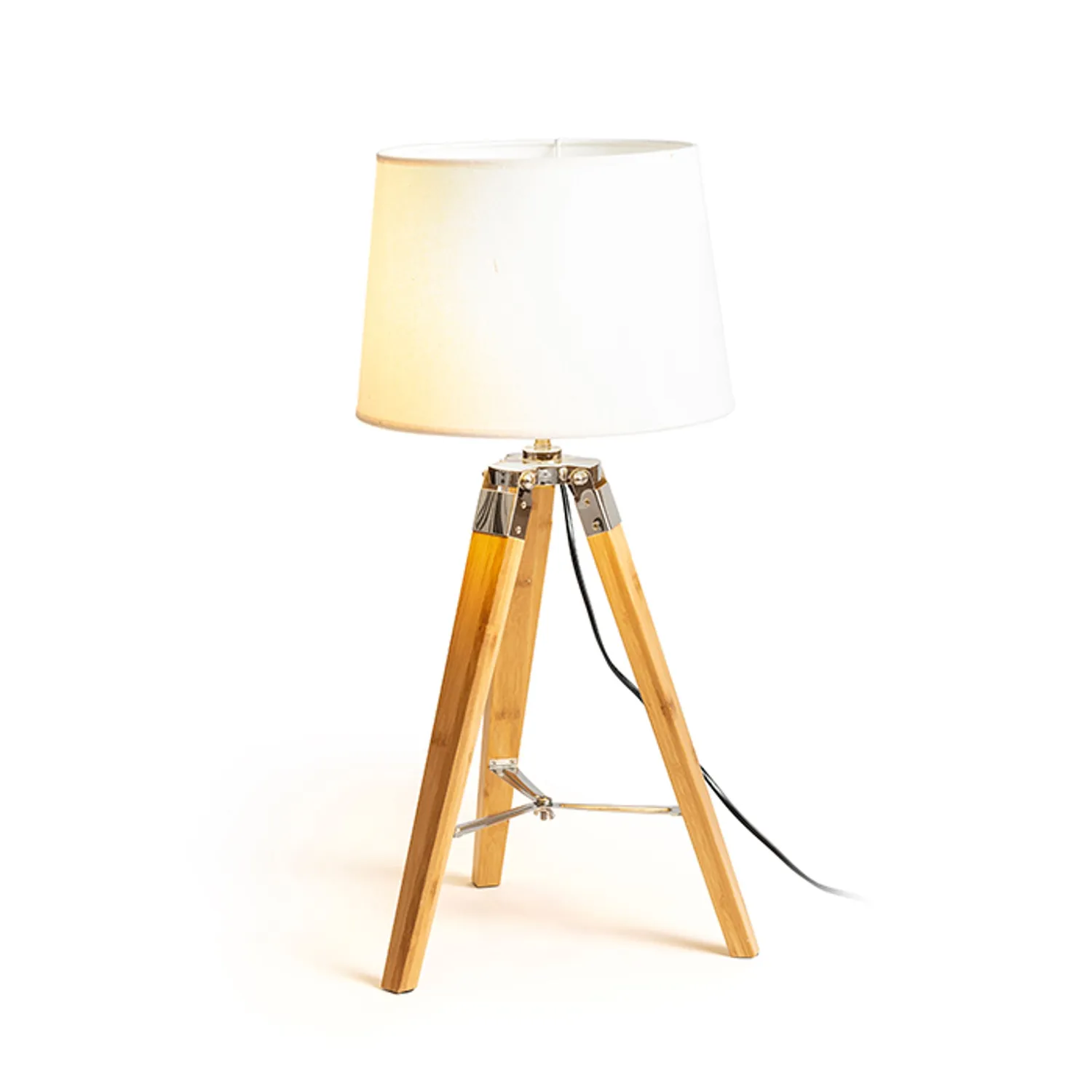 rendl light studio Alvis baza lampa masa bambus E27