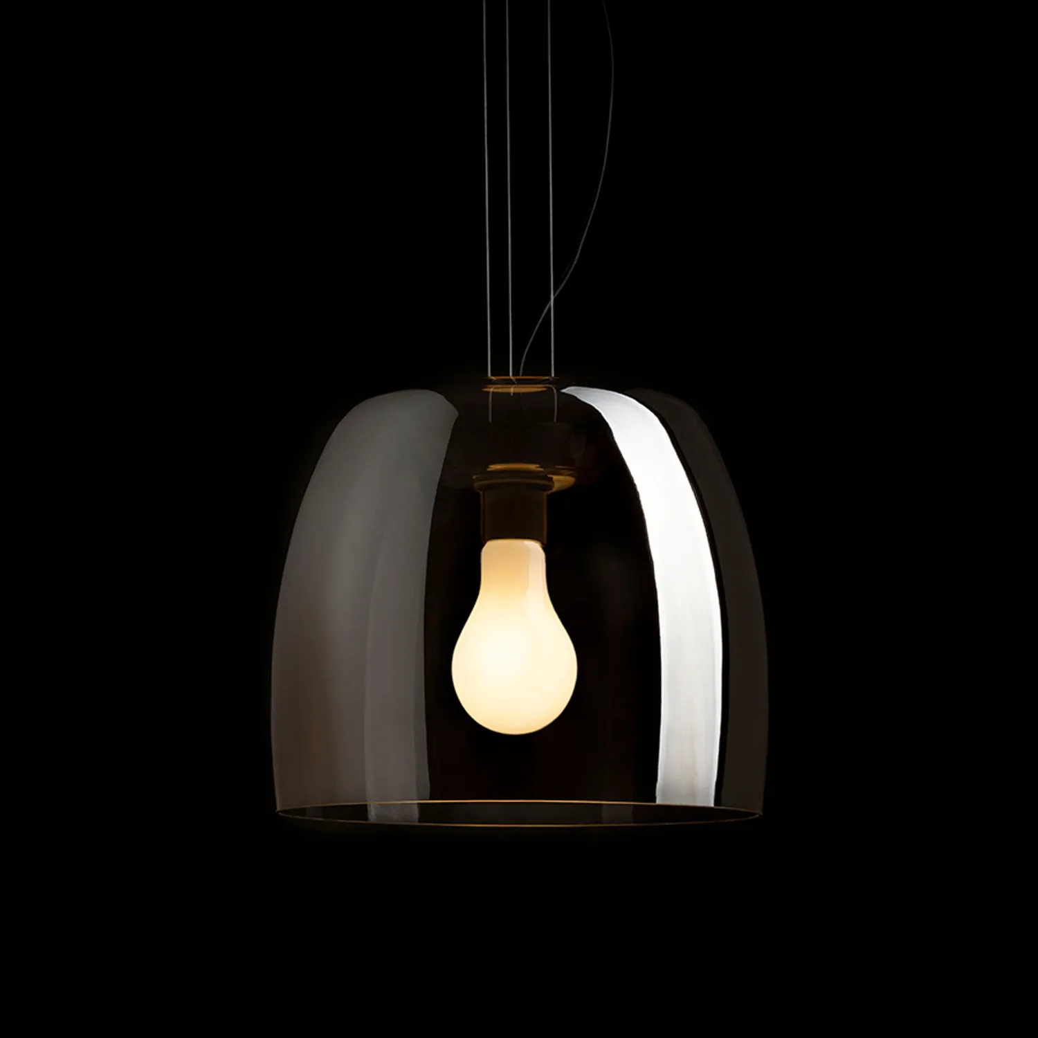 Rendl Light Studio Orlando pendul sticlă E27 fumurie
