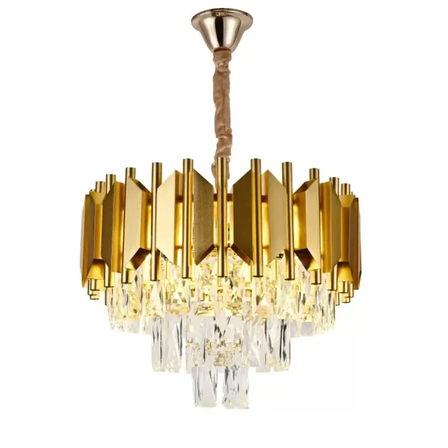 Alessandro Design Brantley candelabru cristal auriu 5xE27