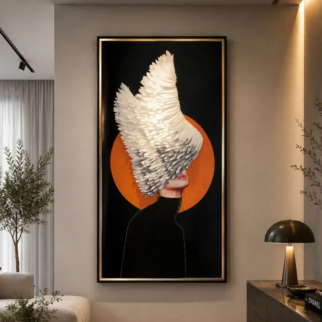 Alessandro Design Wings of Light tablou decorativ 80x160 cm