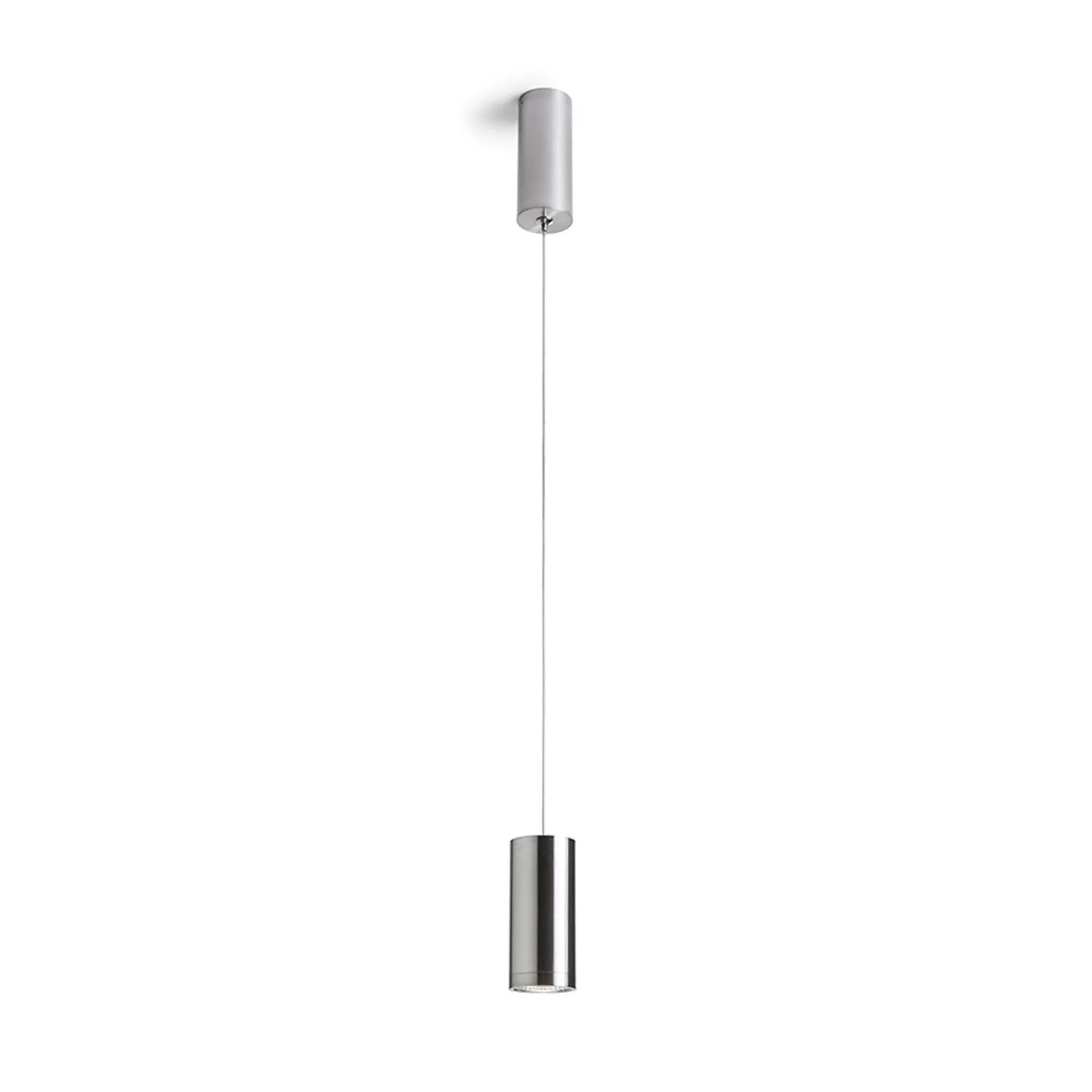 Rendl Light Studio Bogard pendul nichel mat LED cilindru
