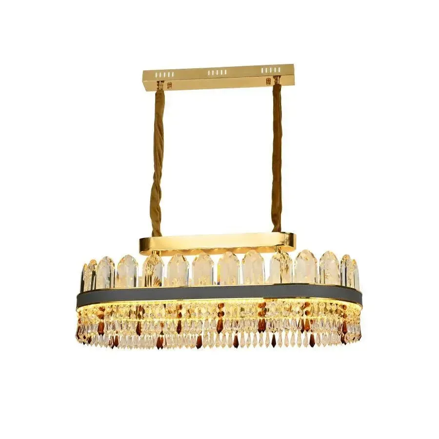 Alessandro Design Pollux candelabru LED auriu 80cm cu cristale