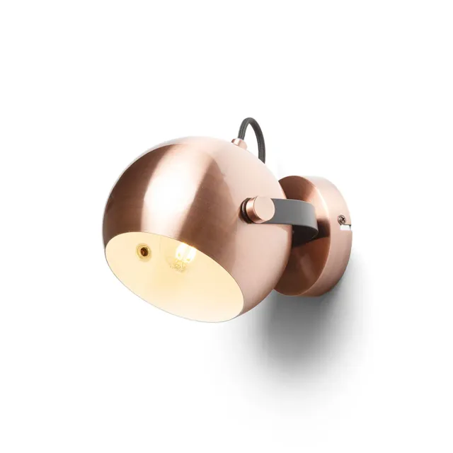 Rendl Light Studio Agneta lampă suprafață E27 cupru negru