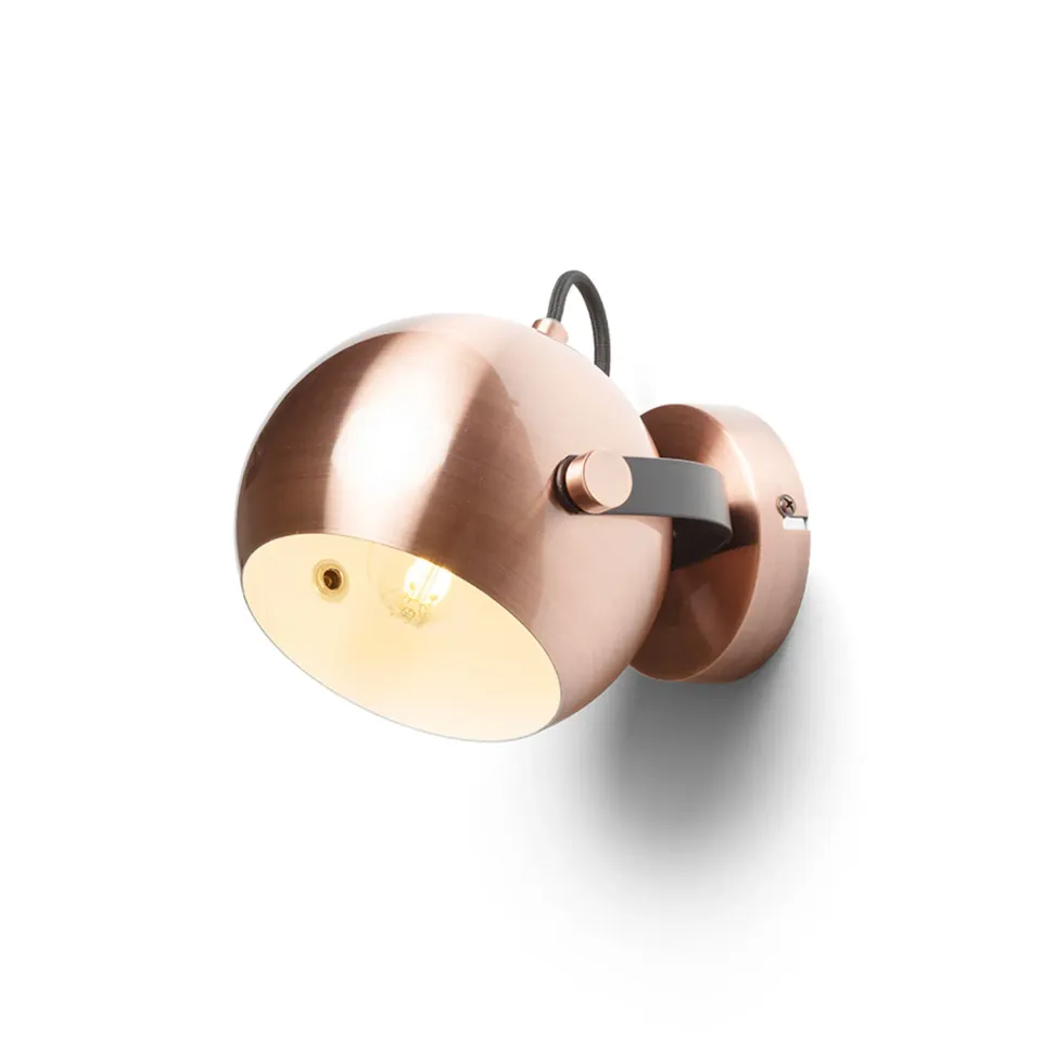 Rendl Light Studio Agneta lampă suprafață E27 cupru negru