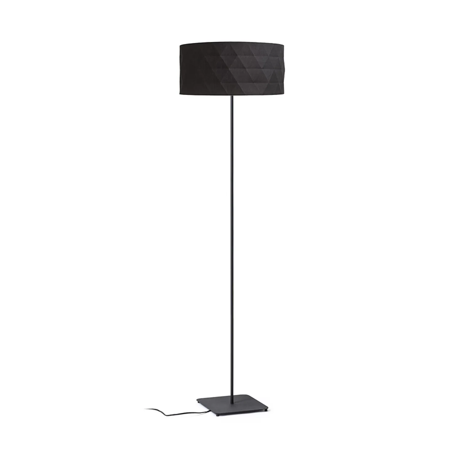 Rendl Cortina Jakaranda lampadar negru textil E27