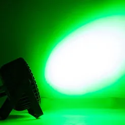 Shehds 18x18W RGBWA+UV Proiector Par LED Plat DMX