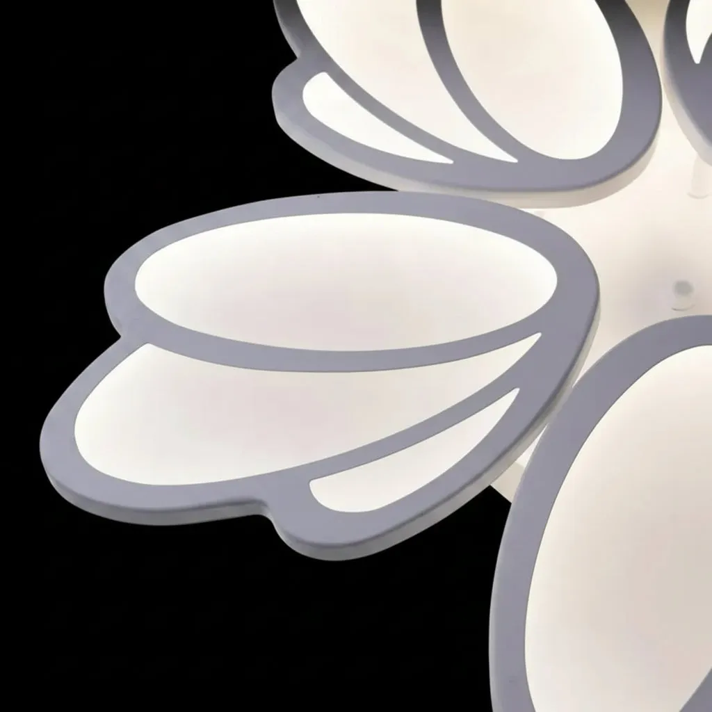 Alessandro Design Tulip 81W lustra LED alba telecomanda