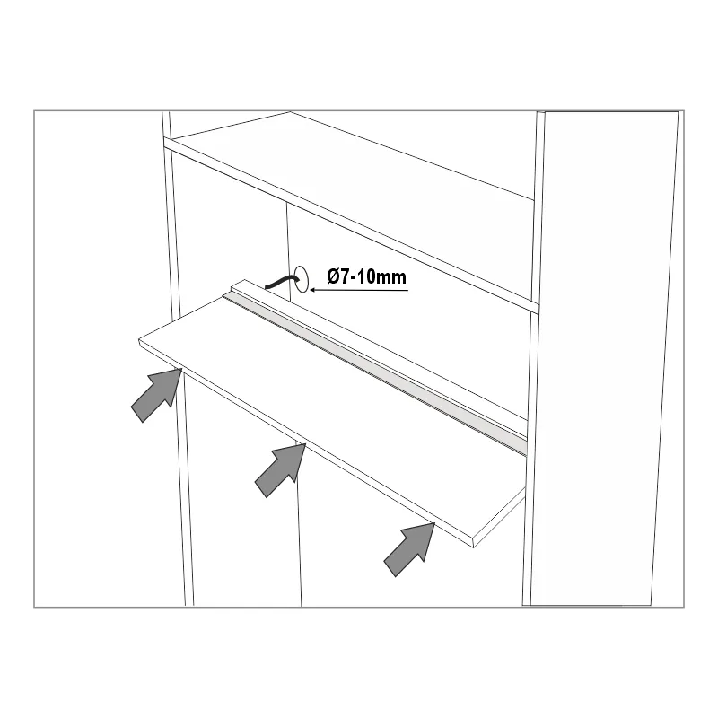 Furnika Profil 5x10L COB sina LED