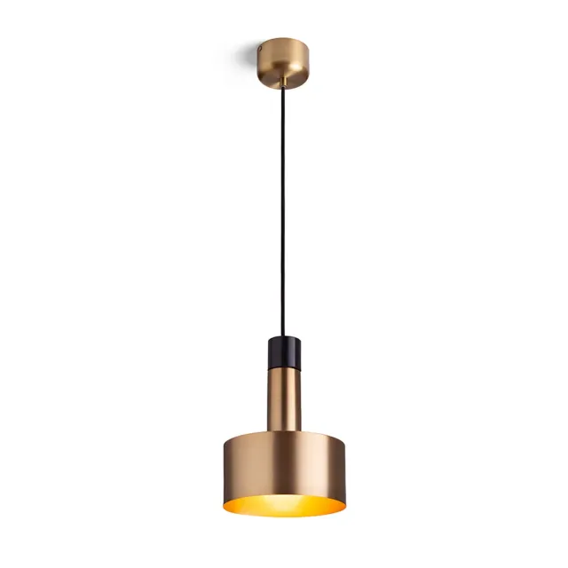 Rendl Light Studio Divina pendul alama E27 marmura neagra