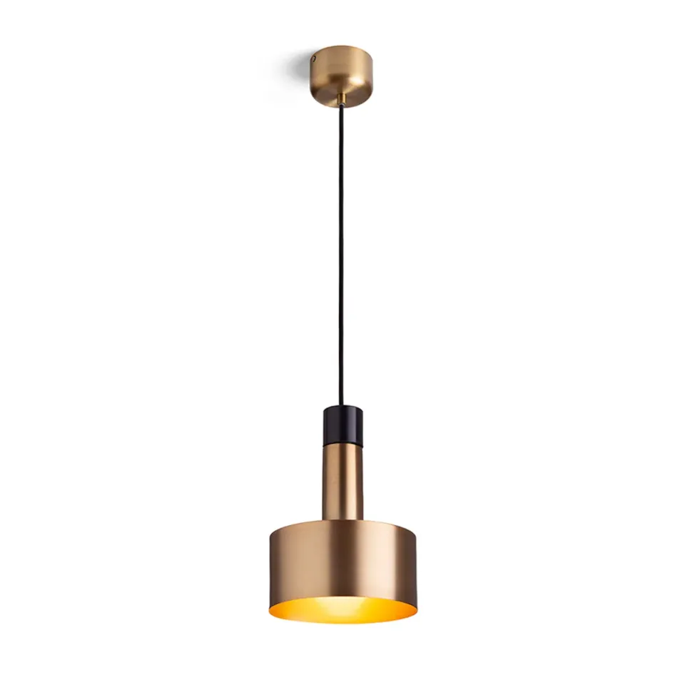 Rendl Light Studio Divina pendul alama E27 marmura neagra