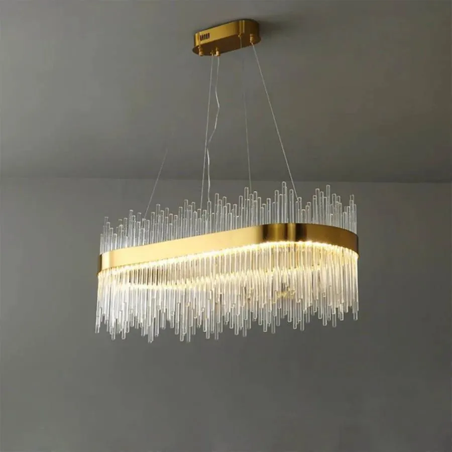 Alessandro Design Simone 105W lustra LED liniara aurie