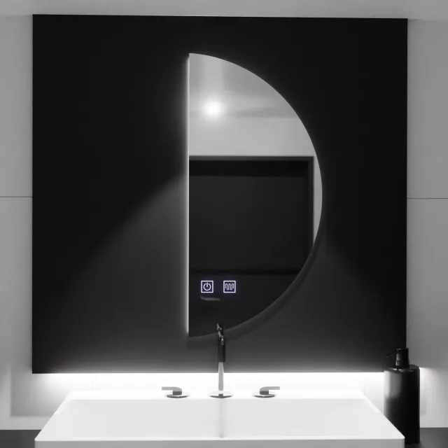 Alessandro Design FELHOLD oglinda LED 160x80 touch rece 6000K