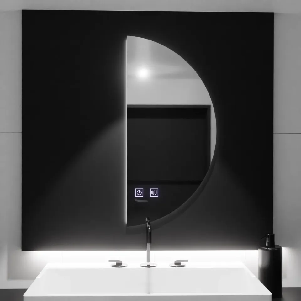 Alessandro Design FELHOLD oglinda LED 160x80 touch rece 6000K