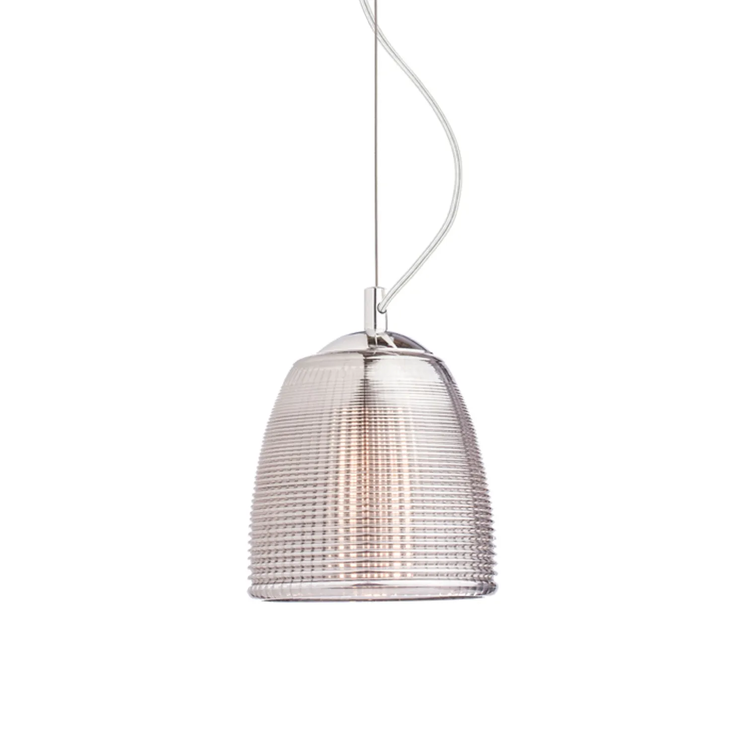 Rendl Light Studio Azria pendul sticlă fumurie crom