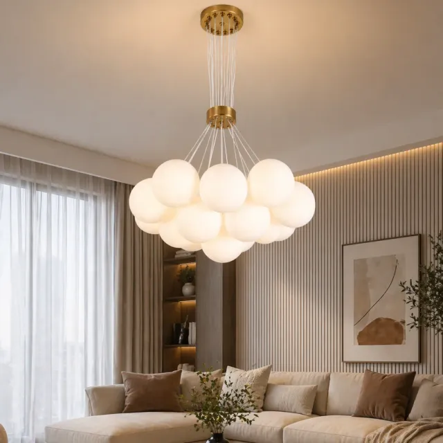 Alessandro Design Loft Bagliore candelabru auriu 13xE27