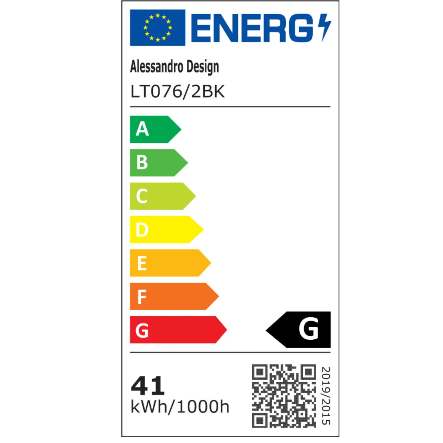 Alessandro Design Quadris 41W lustra LED 2 patrate negru