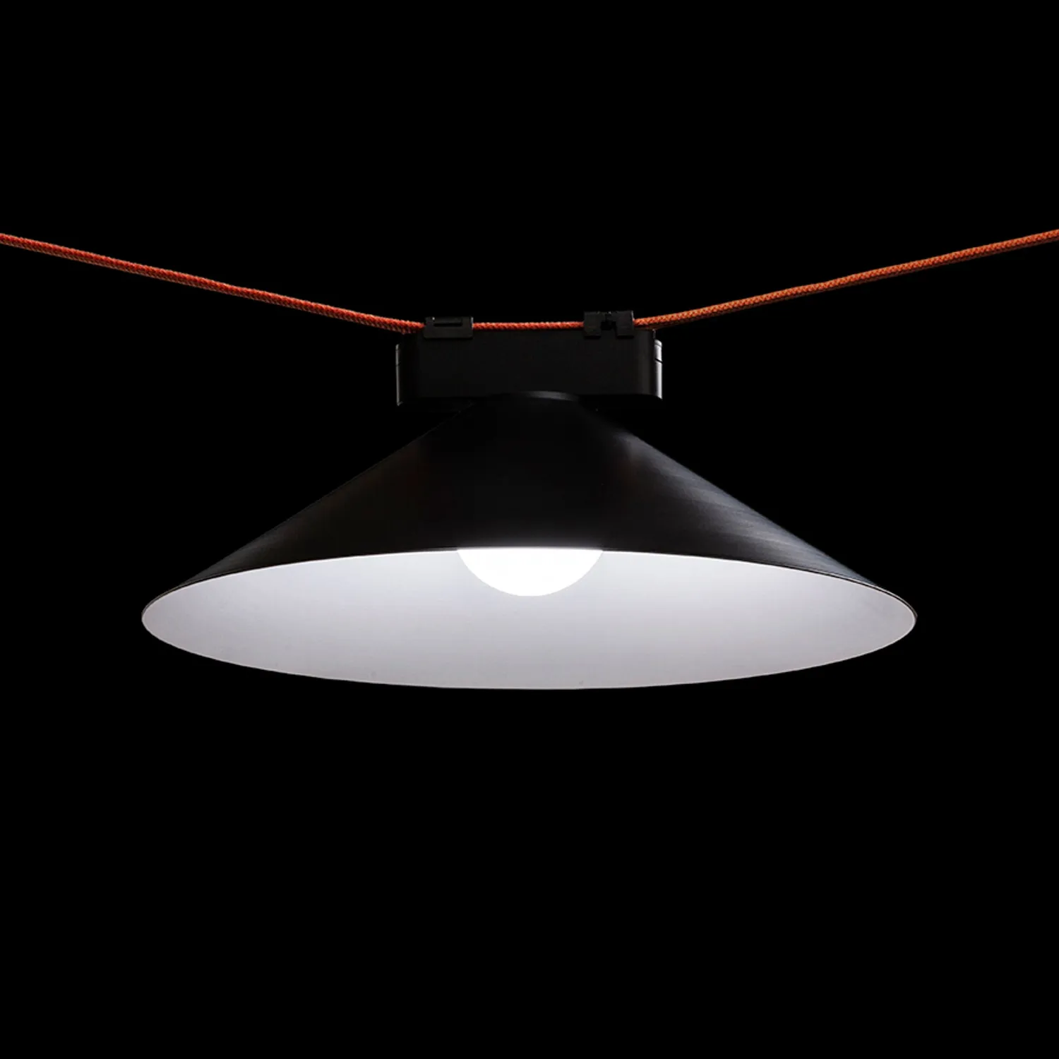 Rendl Flan 33 lampă WAVE 24V negru-alb dimabilă