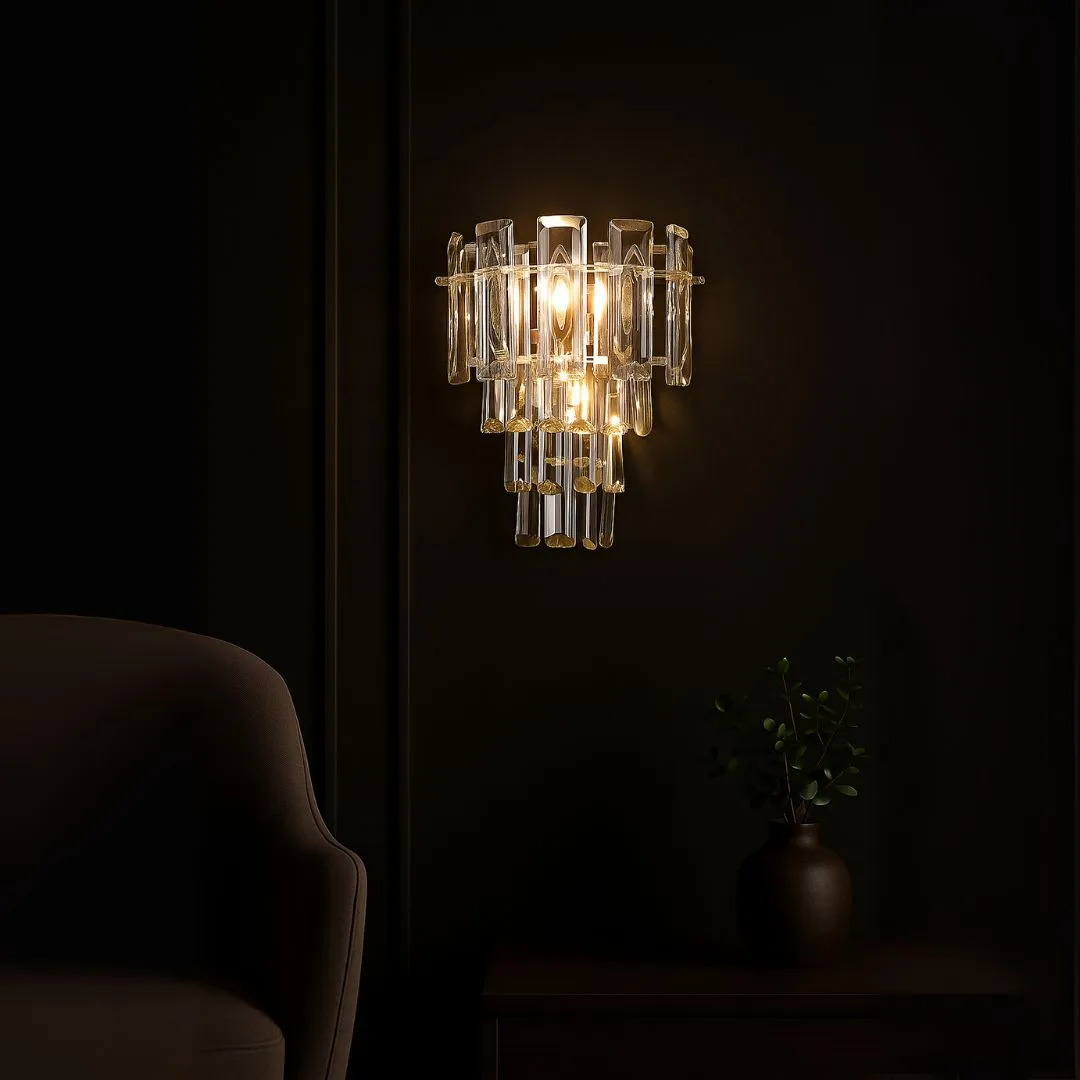 Alessandro Design Belmonte aplică perete cristal 3xE14 transparentă