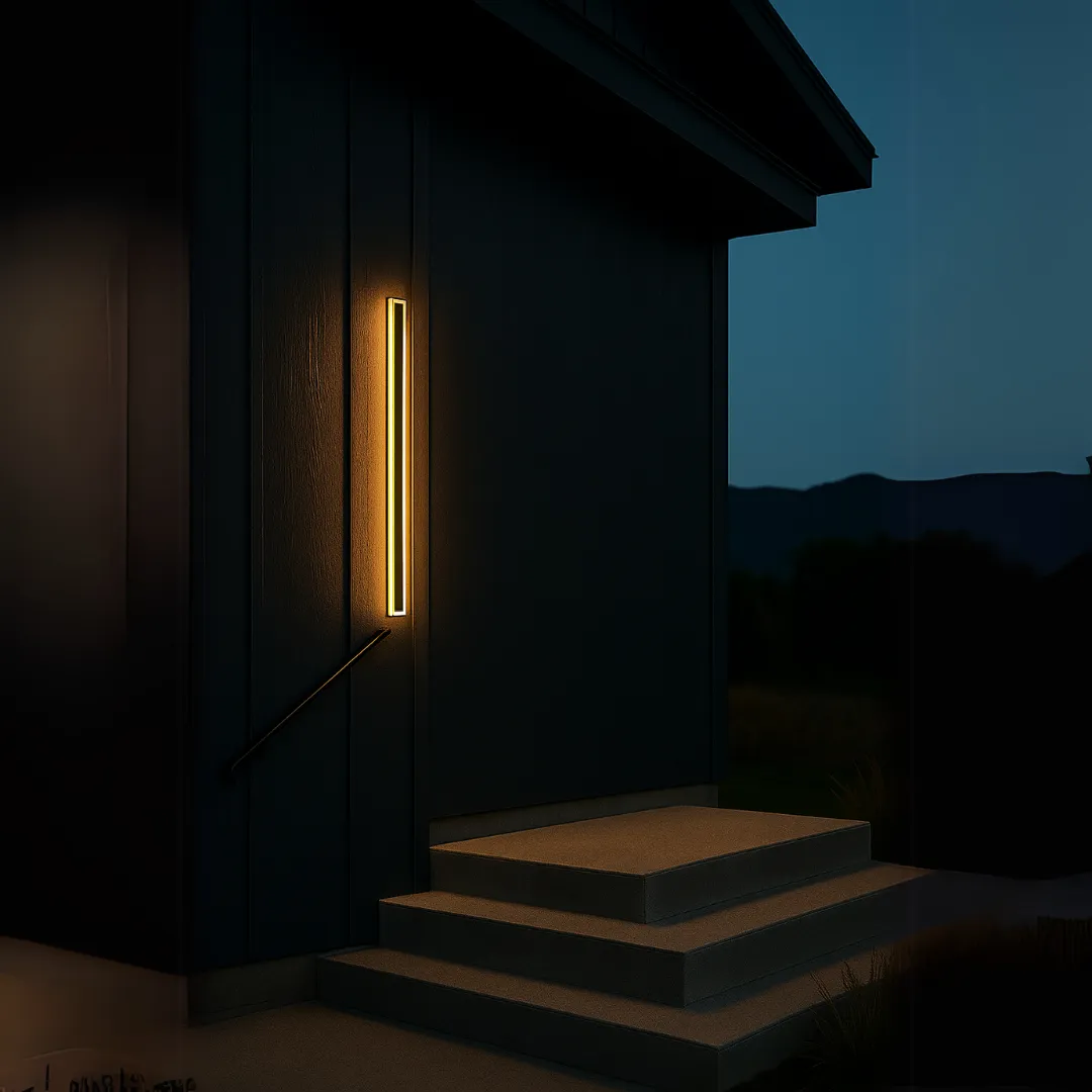 Alessandro Design Mack aplica LED exterior neagra 120cm 16W