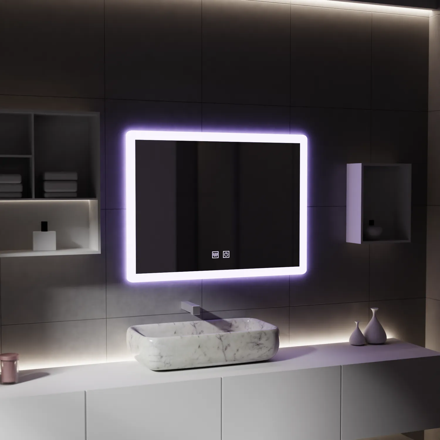 Alessandro Design VENERA oglindă LED 80x60cm touch