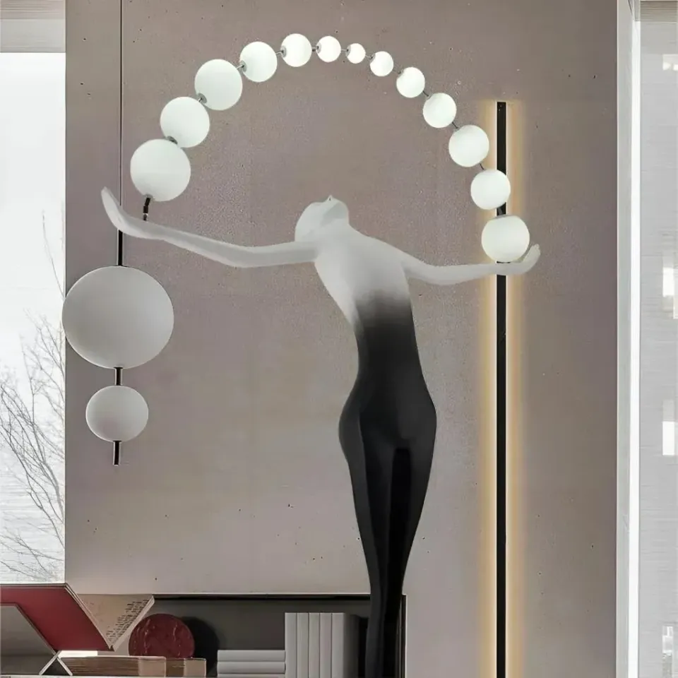 Alessandro Design Anatolio lampadar LED negru 24W 4000K
