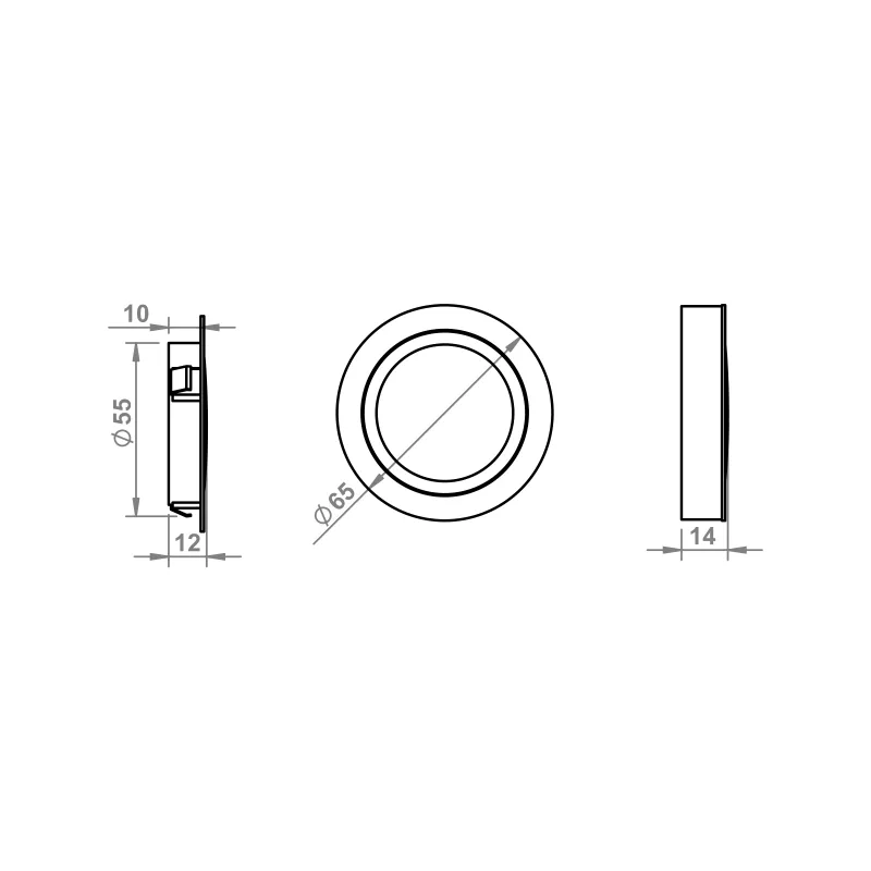Furnika Round DY capac difuzor rotund LED