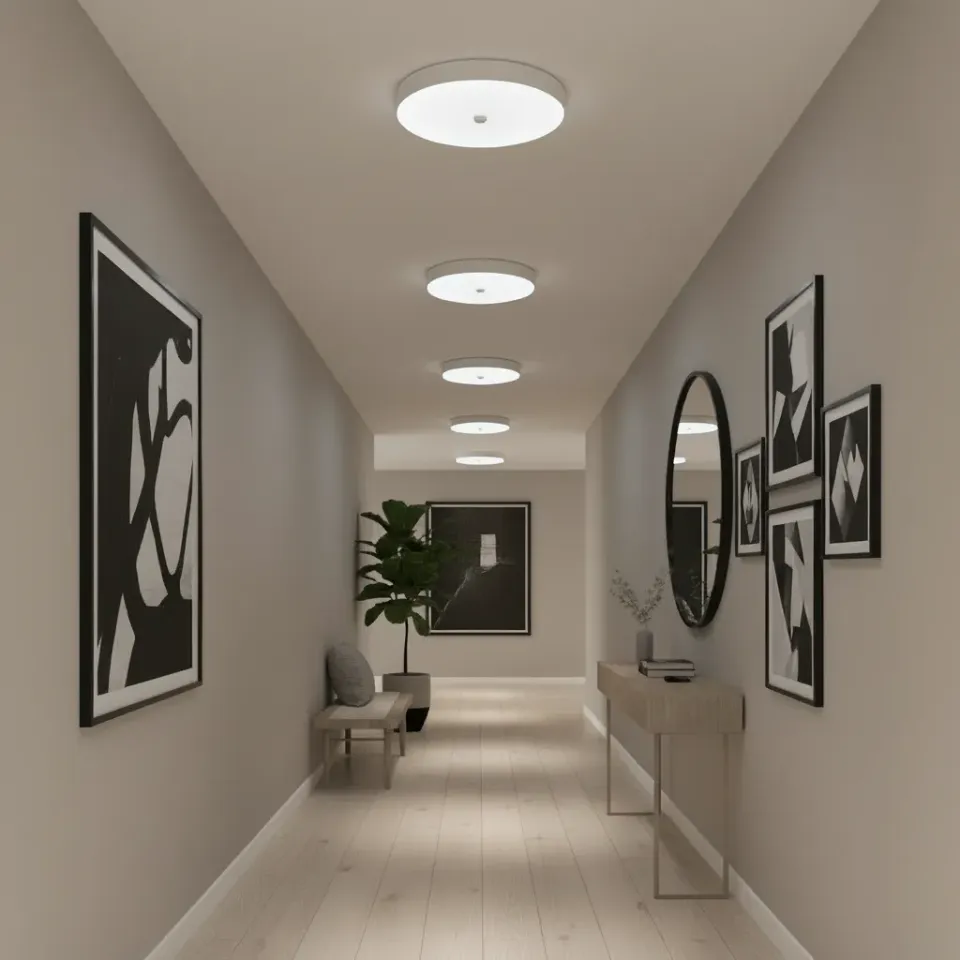 Alessandro Design PL8001 plafoniera LED 22cm alba lumina rece