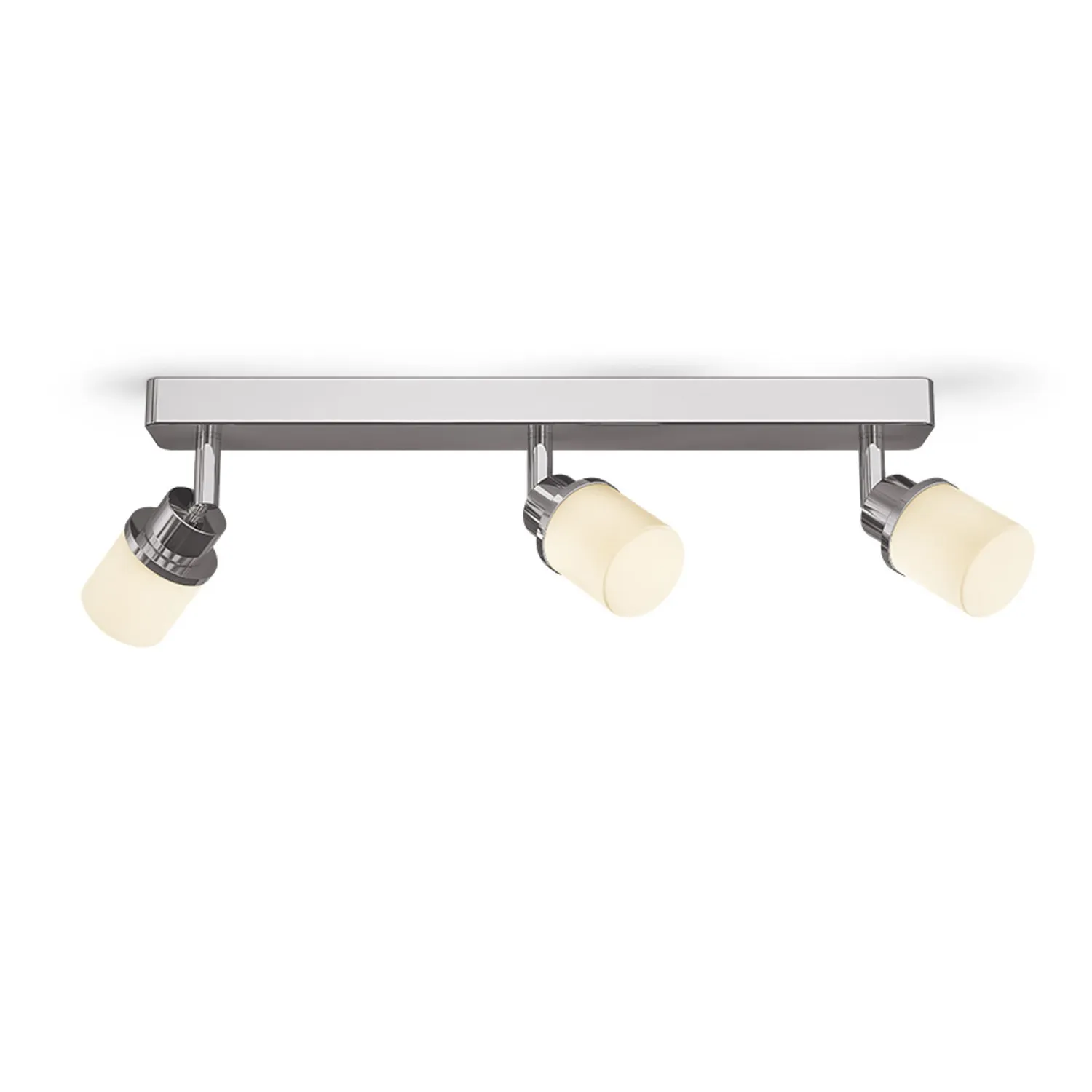 Rendl Linn III lampa baie crom sticla opal