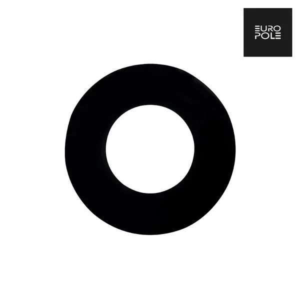 Aurora LED UP Universal rama rotunda negru mat