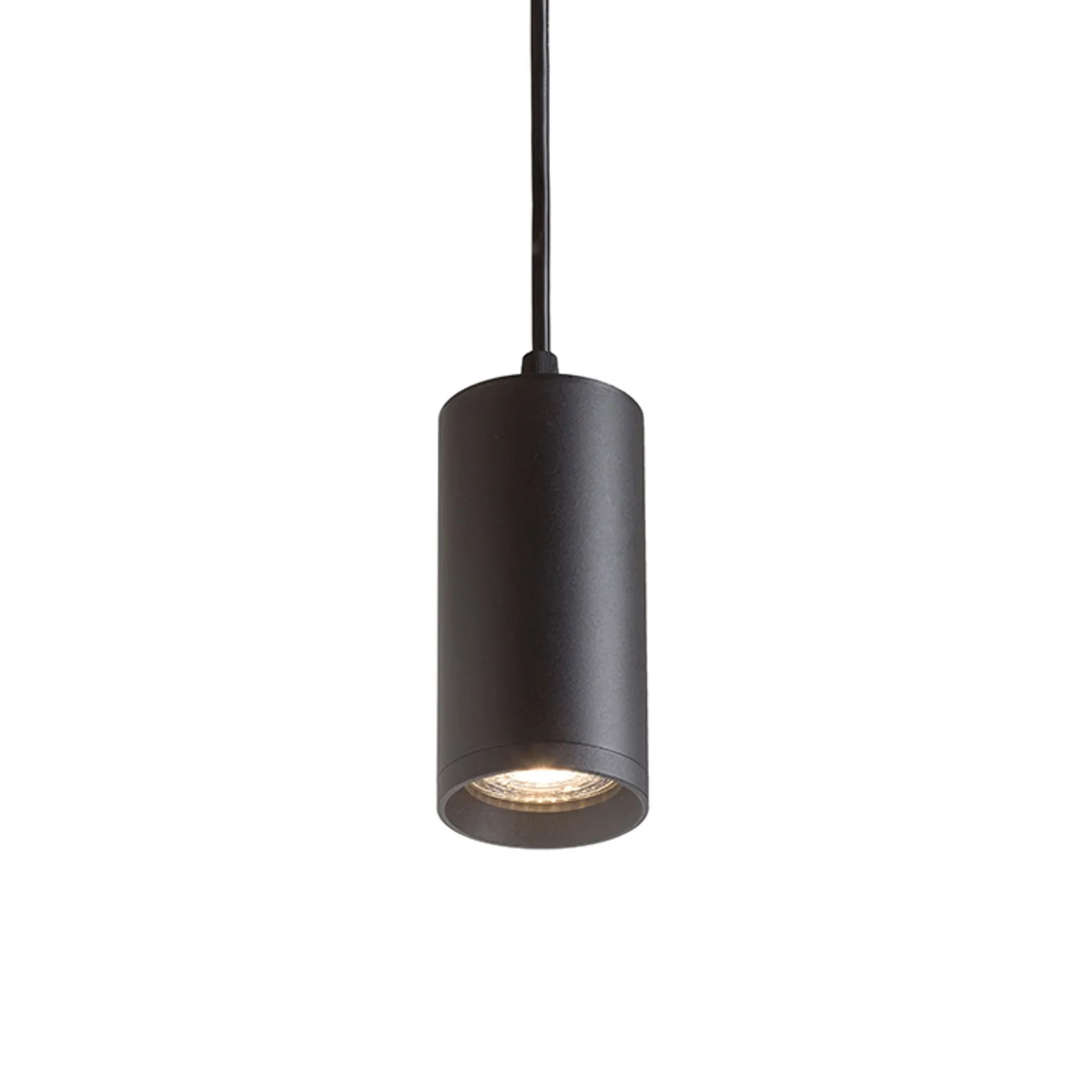 Rendl Belenos pendul negru cilindric GU10