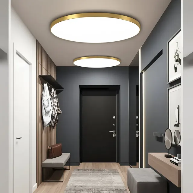 Alessandro Design SOLIS plafoniera LED 27cm aurie 20W