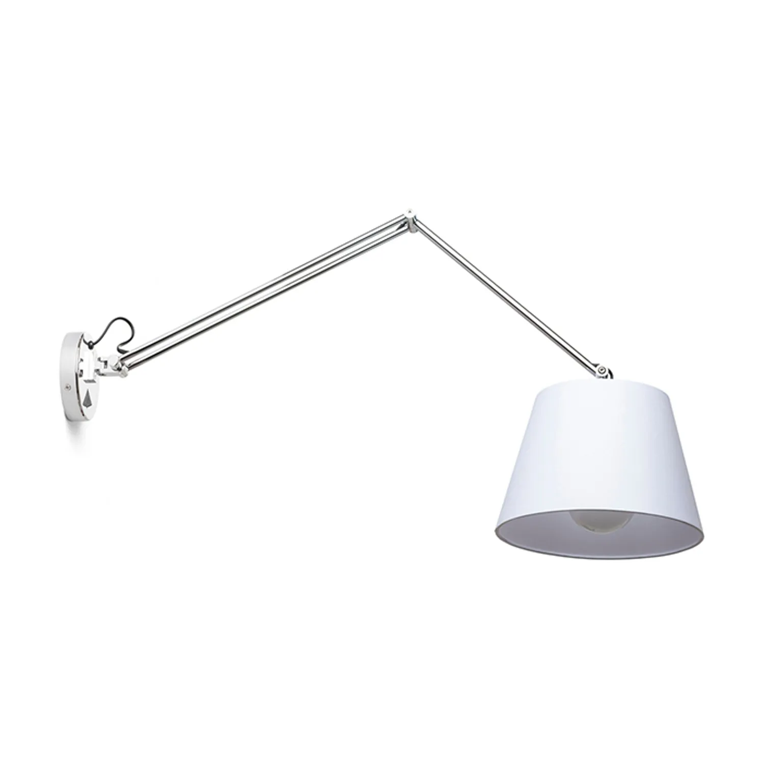 Rendl Light Studio Ashley aplica perete brat textil alb crom