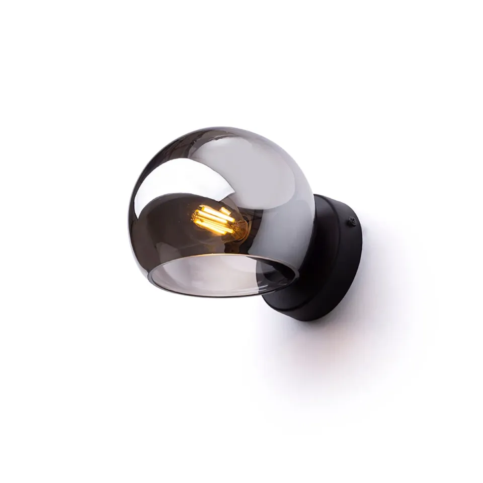 Rendl Light Studio Solaris plafoniera sticla fumurie E14