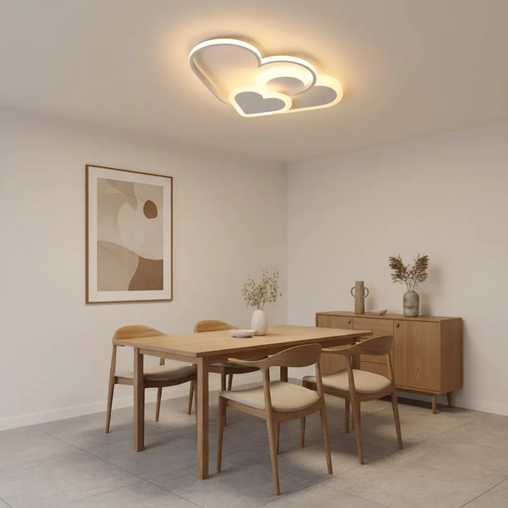 Alessandro Design Ami 48W lustra LED alba 3 inimi