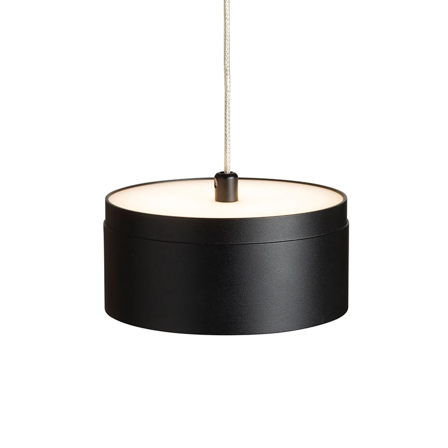 Rendl Light Studio Sfera pendul LED negru-alb up-down