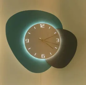 Alessandro Design Duos aplică LED perete Ø50cm verde 3 culori