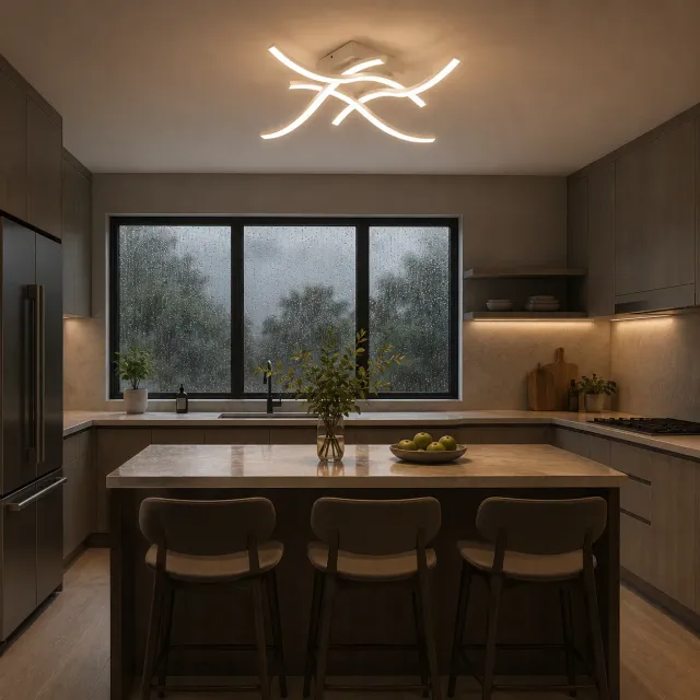 Alessandro Design ANADYR lustra LED alba cu telecomanda