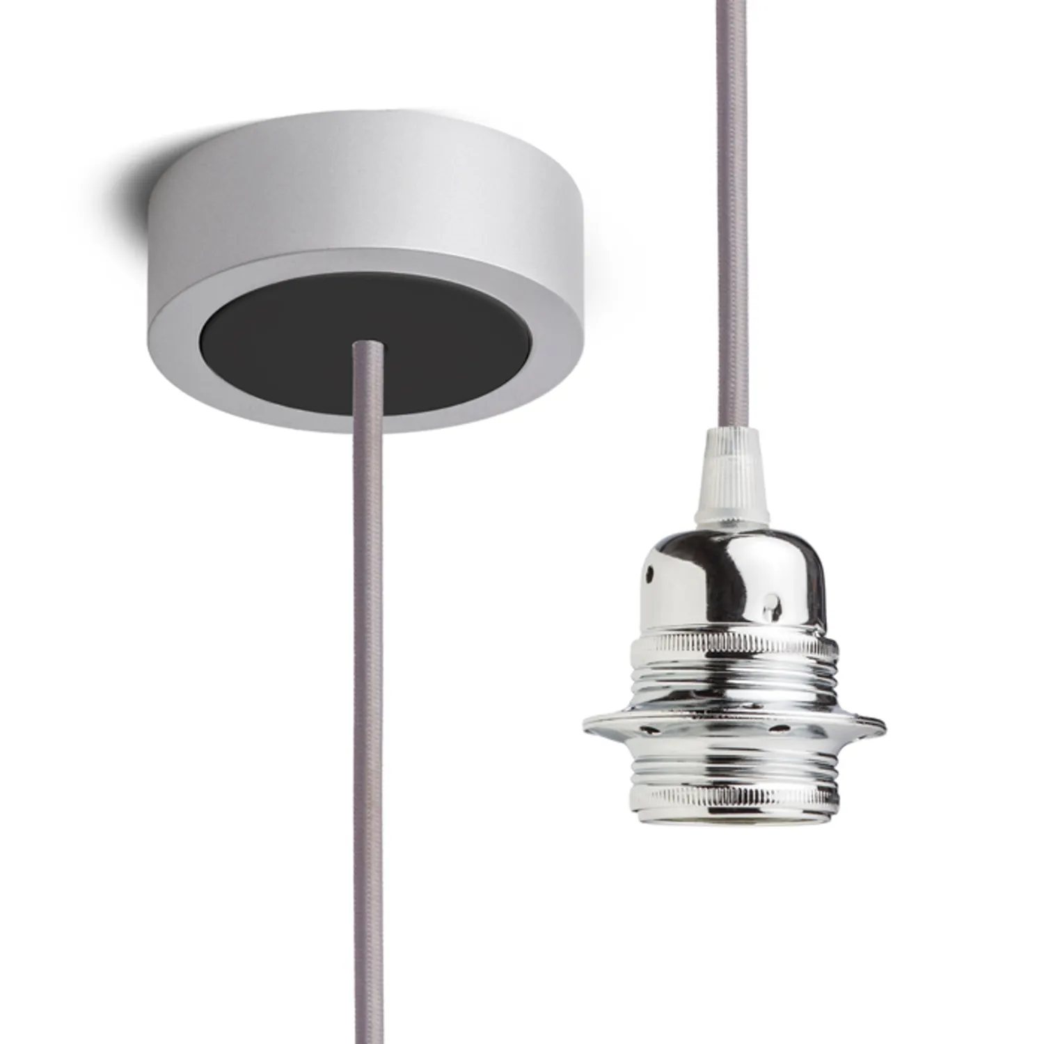 Rendl Hex suspensie E27 negru gri