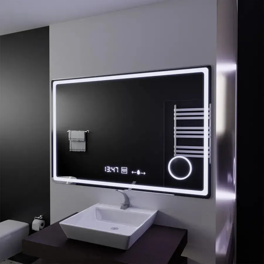 Oglinda LED Alessandro Design Souverain Marcello 120x80cm dimabila lupa