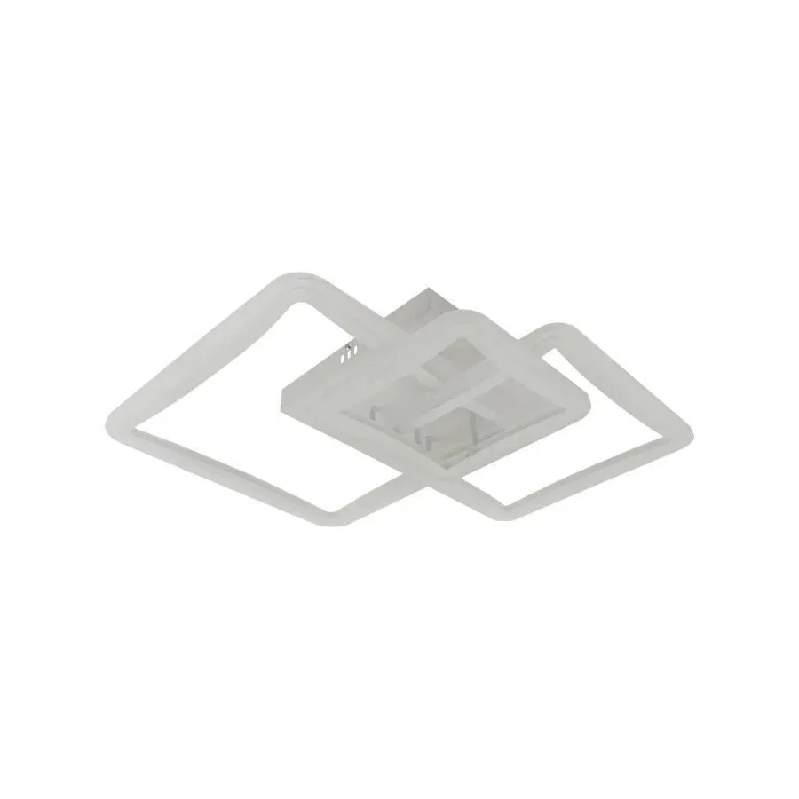 Alessandro Design Faryda lustra LED 120W alba 3 patrate