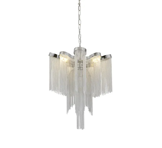 Alessandro Design Aurora lustra 4xE14 crom 43x68cm