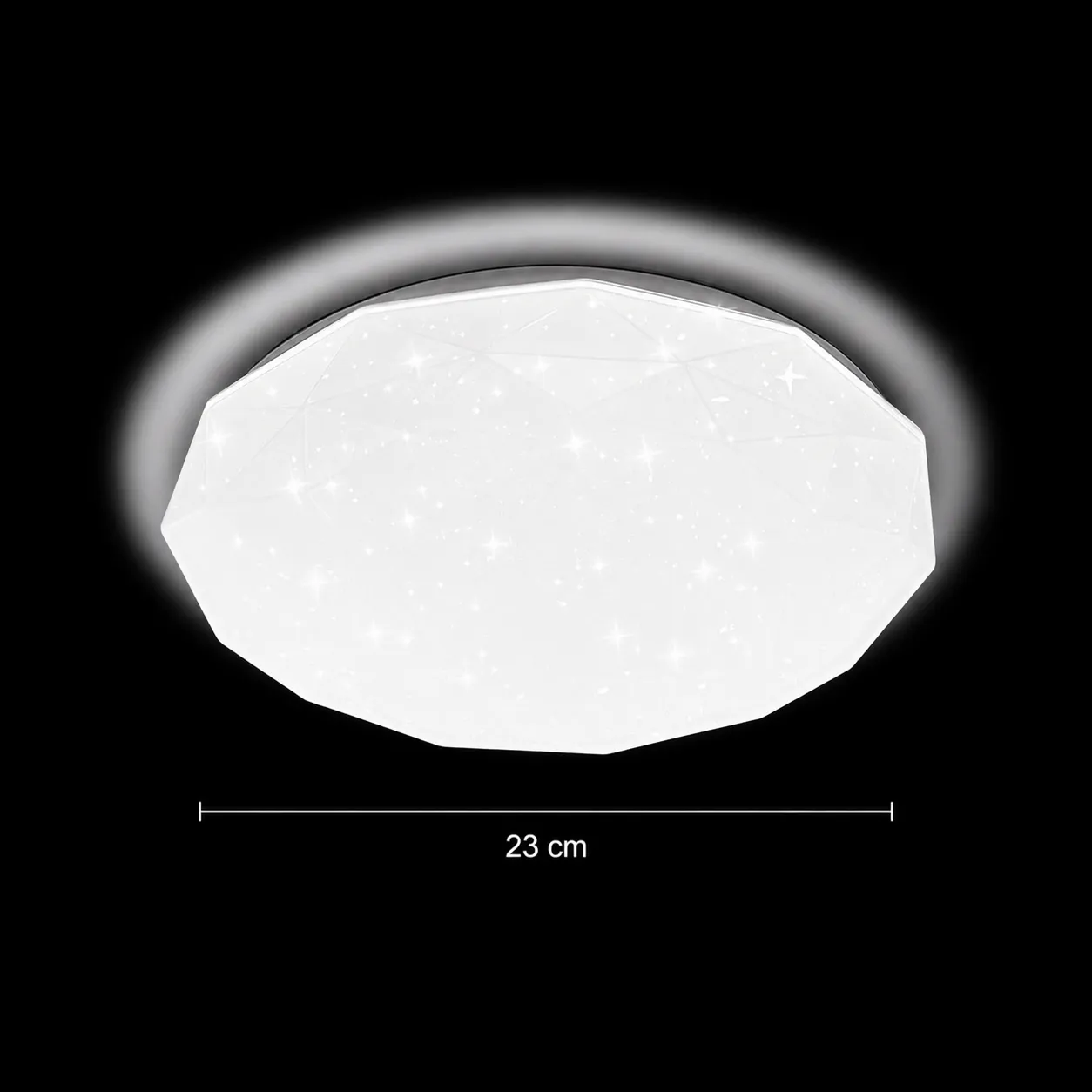 Alessandro Design plafoniera LED 22W hexagon 23cm alba