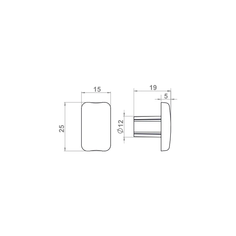 Furnika FP touch switch intrerupator neon 5x13